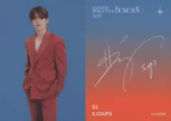 【中古】コレクションカード(男性) 01：SEVENTEEN/S.COUPS(エスクプス)/「SEVENTEEN WORLD TOUR [BE THE SUN] - JAPAN」フォトカード