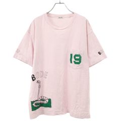 BODE NY ボーディー Cobra T-Shirt プリントTシャツ ピンク L