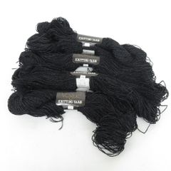 Vogue ヴォーグ 毛糸 KNITTING YARN モロッコ 約50g 約165ｍ 4束 色番06 ブラック 미사용 품목