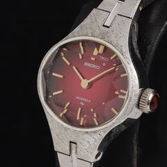 良品 グッチ 1800L 純正ベルト レッド 12mm用 レディース腕時計用