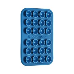 OCTOBUDDY クラシック - シリコン吸盤電話ケース 粘着マウント - ハンズフリー、自撮り&ビデオ用の強力なグリップホルダー - iPhone&Android対応 - 2.25インチ x 3.25インチ [Blue Ashes] [One-sided]