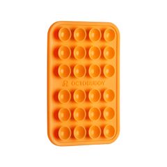 OCTOBUDDY クラシック - シリコン吸盤フォンケース 粘着マウント - ハンズフリー、自撮り&ビデオ用の強力なグリップホルダー - iPhone&Android対応 - 2.25インチ x 3.25インチ、マ [マリーゴールド] [One-sided]