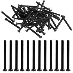 新品 Zmbroll 50個 M3x30mm なべ頭 小ネジ ねじピッチ 0.5mm ブラック クロス プラス ドライブ メトリック 全ネジ 炭素鋼 ネジ ファスナー ボルト 家具 エレクトロニクス DIY プロジェクト用