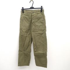 or slow / オアースロウ ◆カーゴパンツ/ボタンフライ/カーキ/サイズXS 【レディース】 レディースファッション【中古】
