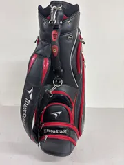 美品✨️TOURSTAGE ブラック キャディバッグ ※フード無し 送料無料【フードなし】TOURSTAGE ツアーステージ キャディバッグ