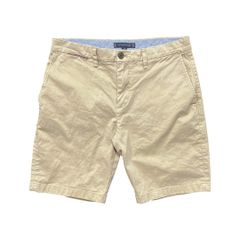 USA 古着 TOMMY HILFIGER トミーヒルフィガー コットンチノ ハーフパンツ ショーツ W30 ベージュ CE0402