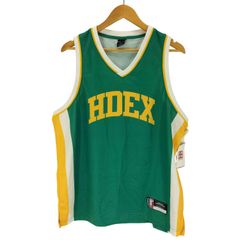 ユーズドフルギ USED古着 HDEX エイチデックス バスケットボール マッシュ ジャージ スリーブレス メンズ L