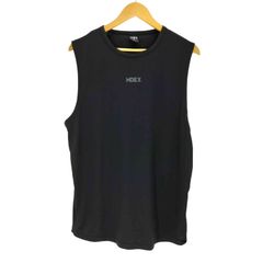 ユーズドフルギ USED古着 HDEX エイチデックス スモールロゴ ロゴプリント アクティブ タンクトップ メンズ L