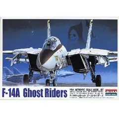 【中古】プラモデル 1/144 F-14A トムキャット ゴーストライダーズ 「ジェットファイターシリーズNo.19」 [42033]