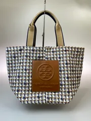 【中古品】 TORY BURCH トリーバーチ グレイシートートバッグ 軽量カバン 総柄 【180-260823-em-38-min】