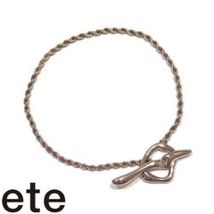 美品】ete エテ ロウ ブレスレット マンテル シルバー ロープチェーン
