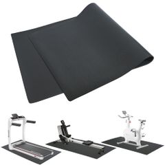 AKOZLIN 룸 러너 매트 두께 6mm × 1500 × 800 고밀도 PVC 연습 바닥 레이닝 운동기구 서스펜션기구 러닝 머신 충격 흡수 매트 방진 방음 바닥 보호 미끄럼 방지 Ju