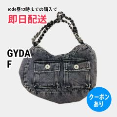 GYDA ジェイダ ハンドバッグ F ブラック レディース