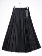 MM6エムエム6Maison Margielaメゾンマルジェラ 2022SS シアー プリーツスカート S52MA0150【38】【LSKA83266】