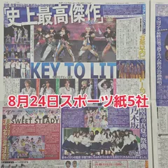 匿名配送！送料込み！  8月24日 朝刊　 スポーツ紙全5社