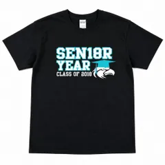 GILDAN SENIOR YEAR Tシャツ M 黒 ロゴ