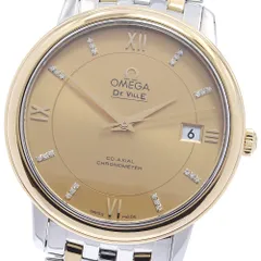オメガ OMEGA 424.20.37.20.58.001 デビル プレステージ コーアクシャル インデックスダイヤ 自動巻き メンズ 良品 保証書付き_977272