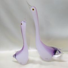 Multi Glass マルティグラス 白鳥スワン ガラス工芸 置物 - メルカリ