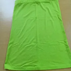 さらにお値下げ❣【新品同様／美品】サイズ感！【Alma Design／アルマデザイン】デザイナーズ！ クオリティ良し！ 差し色！蛍光グリーン チューブトップ  83.