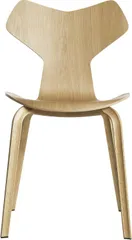 フリッツ・ハンセン 【日本正規品】グランプリチェア ウッドレッグ 44cm ナチュラルウッド：オーク GRAND PRIX-4130