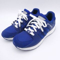 未使用 adidas×mastermind アディダス×マスターマインド コラボ エキップメント スニーカー SUPPORT ULTRA EQT ローカット レースアップ レザー 青 ブルー 23cm レディース