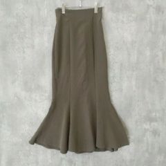 LAUIR ラウアー スリットマーメイドロングスカート サイズM ブラウン系 ラ・ヴェリタ古着 260821-1015 レディース ハイウエスト スリット有り