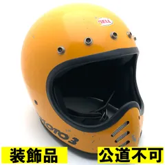 装飾品・公道不可】BELL MOTO3 初期型 YELLOW 57cm 【海外直輸入中古品