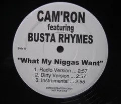 12” Camron What My Niggas Want/ Losin Weight NONEPROMO NOT ON LABEL プロモ /00250