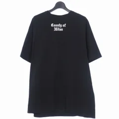 マルセロバーロン マルセロブロン MARCELO BURLON NINE FLAGS ナイン フラッグス プリント Tシャツ カットソー 半袖 ワッペン M ブラック 黒 CMAA050S180110421088のサムネイル