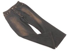EDWIN エドウィン ストレート デニムパンツ size31/黒 ■■ メンズ