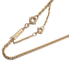 カルティエ チェーンネックレス フォルサ ダブルストッパー 42cm K18YG #200686