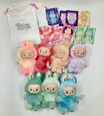正規品 POPMART LABUBU THE MONSTERS Big into Energy シリーズ ぬいぐるみペンダント 7種まとめ売り カード 袋付き ポップマート ラブブ エナジー マスコット キーホルダー 単品売り不可