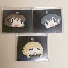 ひだまりスケッチ×ハニカム ラバーマスコット 3種セット ゆの 乃莉 なずな