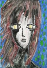 미하라 아키히코 살롱·도톤 입선 작가 유채화 [BEAUTY] original art artwork drawing Unframed 추상화 여성화 인물화 회화 미술품 인테리어 잡화 유화 아트 SM호 현대 아트 드로잉 그림 미인화