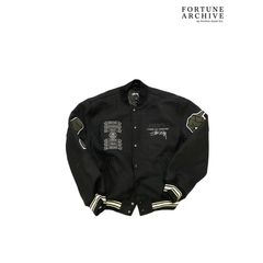 STUSSY × COMME des GARCONS Anniversary Varsity Jacket 40周年記念 スタジャン
