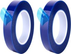 TradeWind マスキングテープ 表面保護フィルム プロ仕様 塗装用 金属加工 DIY キズ防止 (ブルー,  ブルー 幅2cm 長さ100m2本セット)