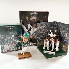 ☆ 希少 2点セット 楽天イーグルス 星野仙一 胴上げフィギュア 嶋基宏
