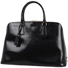 プラダ PRADA ハンドバッグ プロムナード パテントレザー ネロ(ブラック) レディース 【中古】