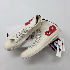 未使用 PLAY COMME des GARCONS プレイ コム デ ギャルソン ALL STAR HI PCDG オールスター ハイ ハート ロゴ サイズ 28cm 80717 0080