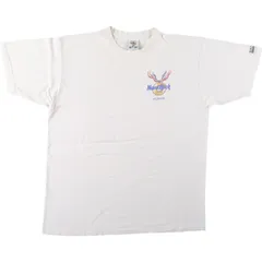 古着 HARD ROCK CAFE ハードロックカフェ アドバタイジングTシャツ USA製 メンズXL相当/eaa669877