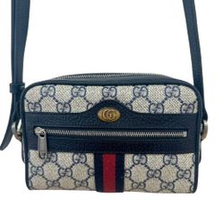 値下げ】GUCCI オフィディア GGスプリーム クロスボディ ネイビー