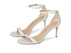 スチュアート ワイツマン レディース シューズ ヒール サンダル Stuart Weitzmanudist II Sandal 75 White ホワイト