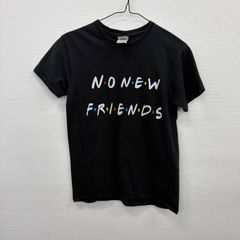 Y1633 DELTA Tシャツ S 黒 フロントプリントドラマT フレンズ デルタ 古着卸 アメリカ仕入