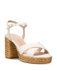 スチュアート ワイツマン レディース シューズ サンダル プラットフォーム Stuart Weitzman Womens Dayna 80 Espadrille Platform Sandals Cr