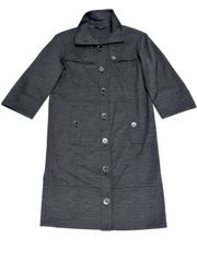 【ME112】BURBERRY LONDON バーバリーロンドン ウール ジャージー ワンピース 七部袖 サイズ38