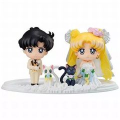 [중고] 트레이딩 피규어 쁘띠 캬라! 미소녀 전사 세일러 문 Happy Wedding 공식 숍 한정