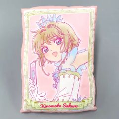 【中古】クッション・抱き枕・本体 木之本桜(オープニング さくらのバトルコスチューム) プリントクッション 「カードキャプターさくら クリアカード編」 モーリーファンタジー・PALO限定