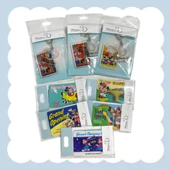 ディズニーストア 30周年 限定 キーホルダー＆ステッカー 8個セット Disney store 30th Anniversary Pop-up Museum ディズニー