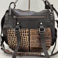 7858　beau dessin　ボーデッサン　2way　ショルダーバッグ　トートバッグ　ハンドバッグ　レザー　ブラウン　レディース