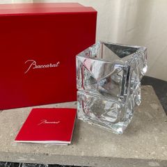 訳アリ Baccarat バカラ ルクソール ペンホルダー 花瓶 フラワーベース